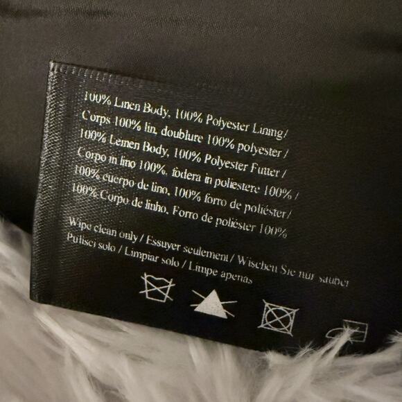 GUCCI BEAUTY | Ivory Cream Black Bloom Y3 Pouch Bag Floral Pattern Linen Japan - Picture 7 of 8